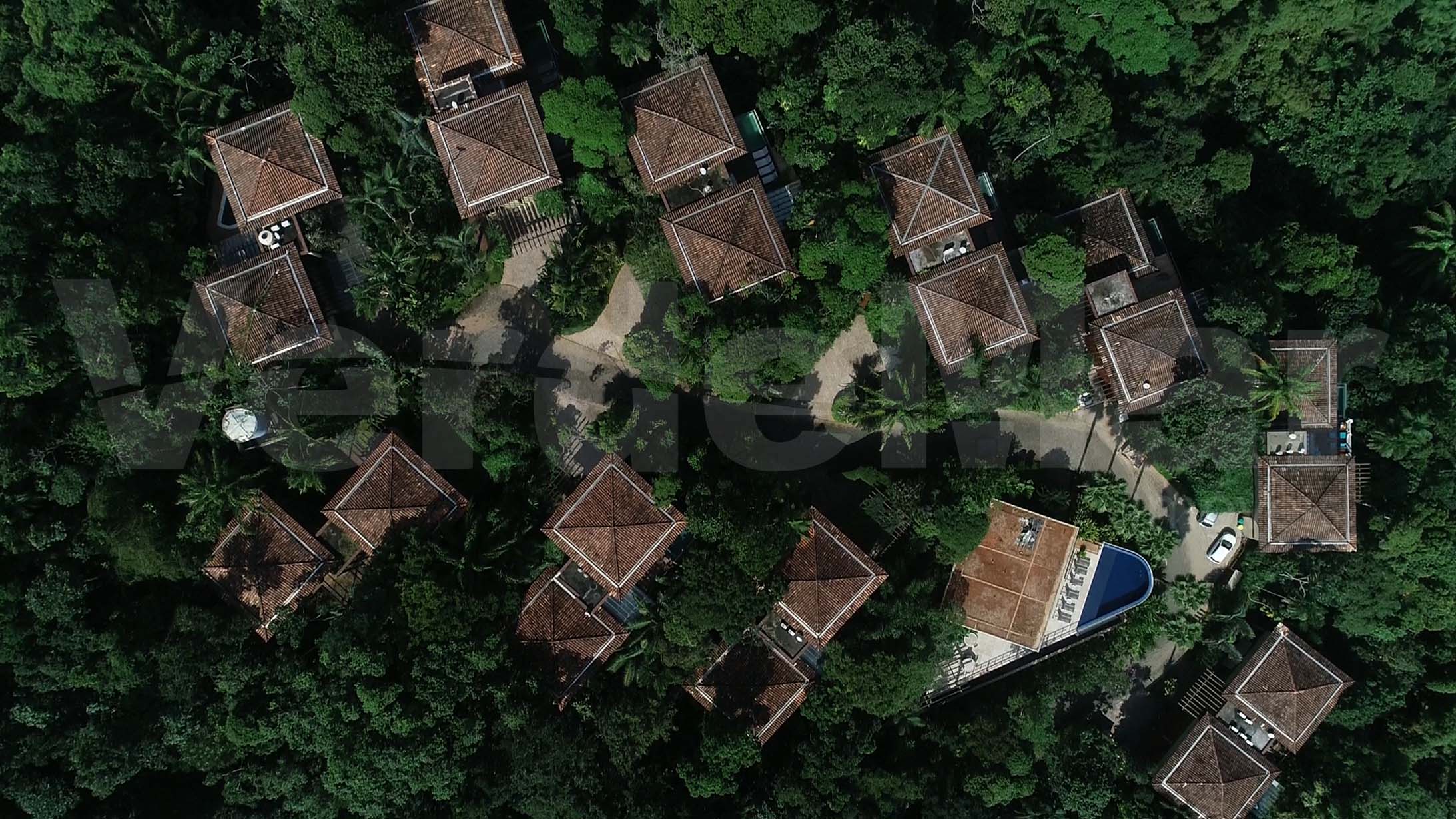 Resort São Pedro em Guarujá, casa com vista mar em Condominio de ampla área de lazer.